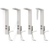 Duschpanelsystem aluminium vit vidaXL 15 x 47 x 114 cm – miniatyr 8