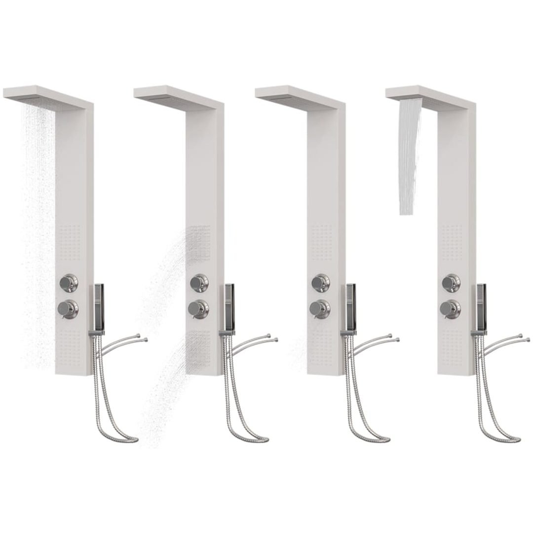 Duschpanelsystem aluminium vit vidaXL 15 x 47 x 114 cm – bild 8