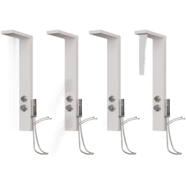 Duschpanelsystem aluminium vit vidaXL 15 x 47 x 114 cm – bild 8