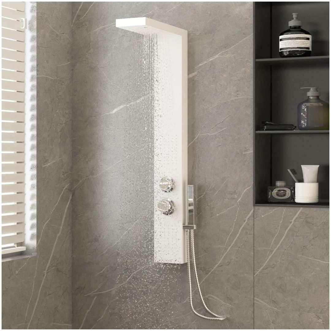 Duschpanelsystem aluminium vit vidaXL 15 x 47 x 114 cm