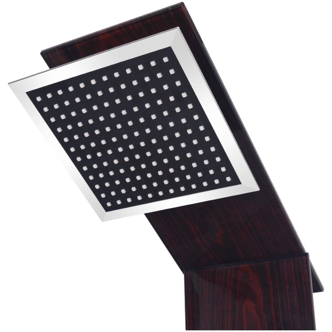 Duschpanelsystem glas brun vidaXL – bild 4