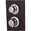 Duschpanelsystem glas brun vidaXL – miniatyr 6