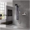 Duschpanelsystem glas brun vidaXL – miniatyr 1