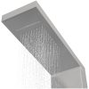 Duschpanelsystem rostfritt stål fyrkantig vidaXL 15 x 47 x 114 cm – miniatyr 5