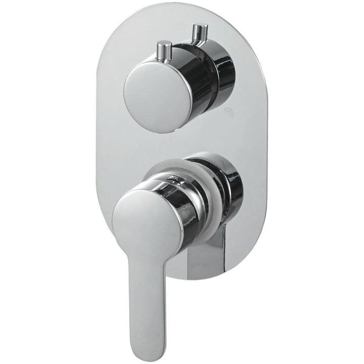 Duschsystem rostfritt stål 201 silver vidaXL – bild 4