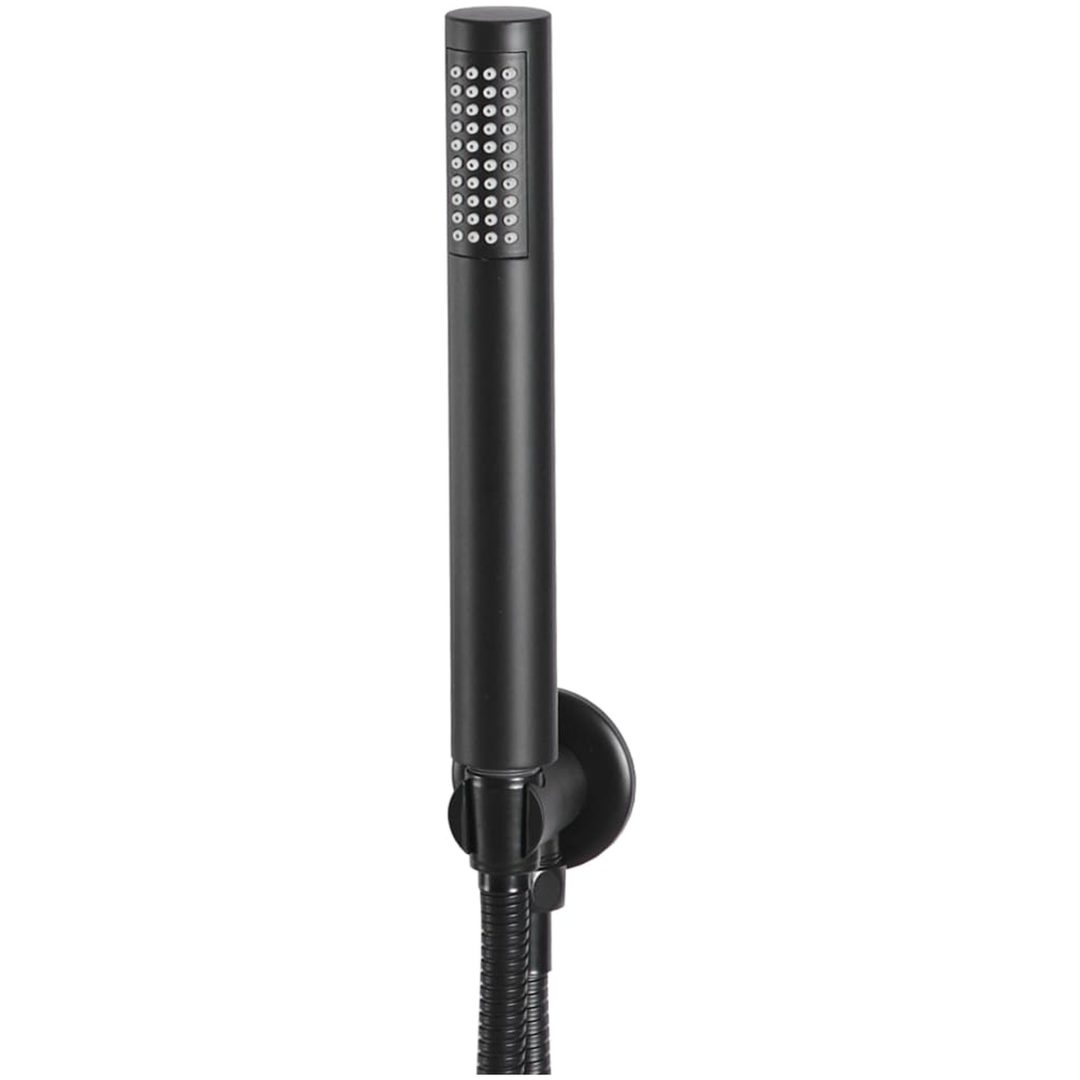 Duschsystem rostfritt stål 201 svart vidaXL – bild 4