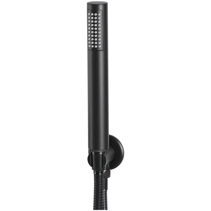 Duschsystem rostfritt stål 201 svart vidaXL – bild 4