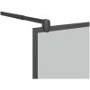 Duschvägg cm mörkt ESG-glas svart vidaXL 80 x 195 cm – miniatyr 6