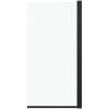 Duschvägg ESG 68x130 cm svart vidaXL – miniatyr 2