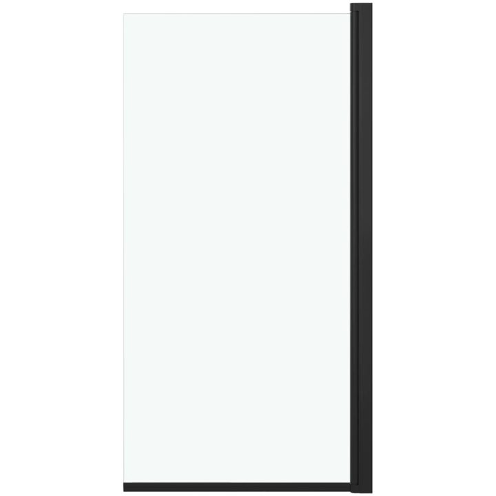 Duschvägg ESG 68x130 cm svart vidaXL – bild 2