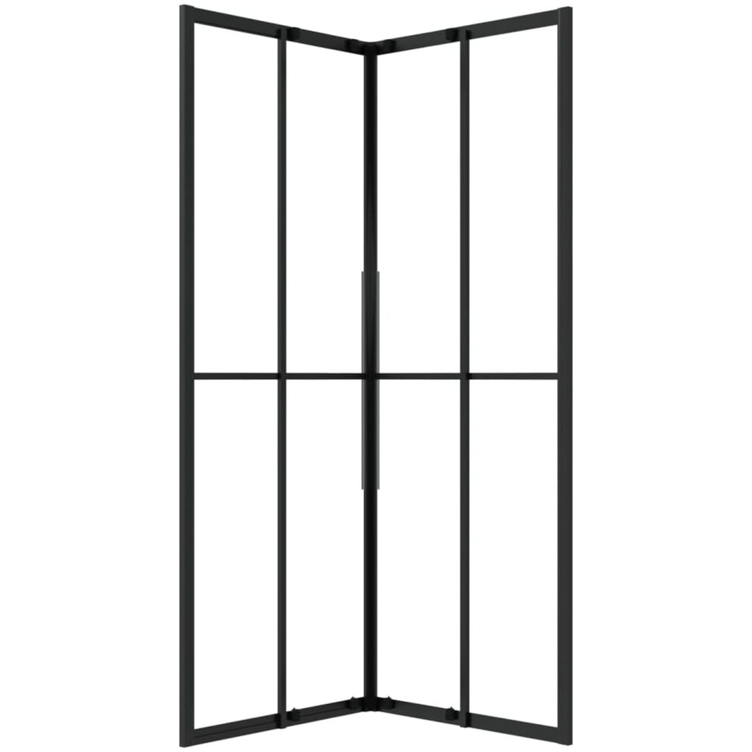 Duschvägg ESG vidaXL 80 x 80 x 180 cm – bild 4