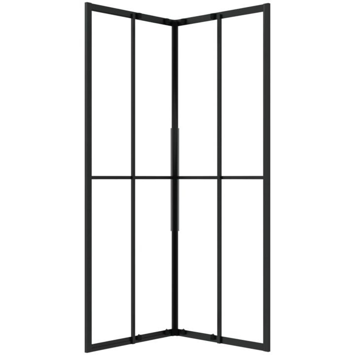 Duschvägg ESG vidaXL 80 x 80 x 180 cm – bild 4
