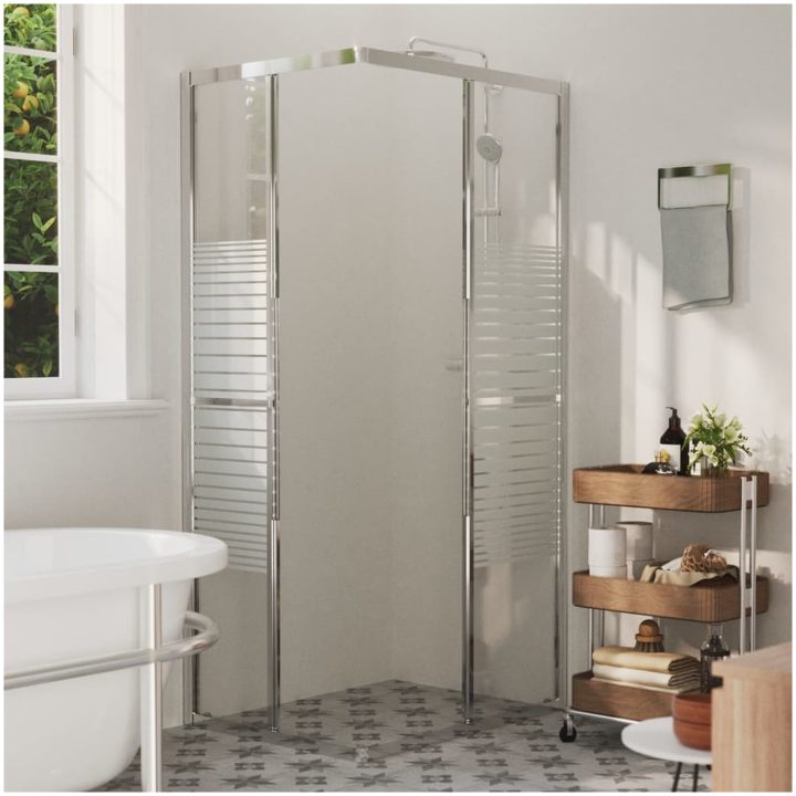 Duschvägg ESG vidaXL 90 x 70 x 180 cm – bild 3