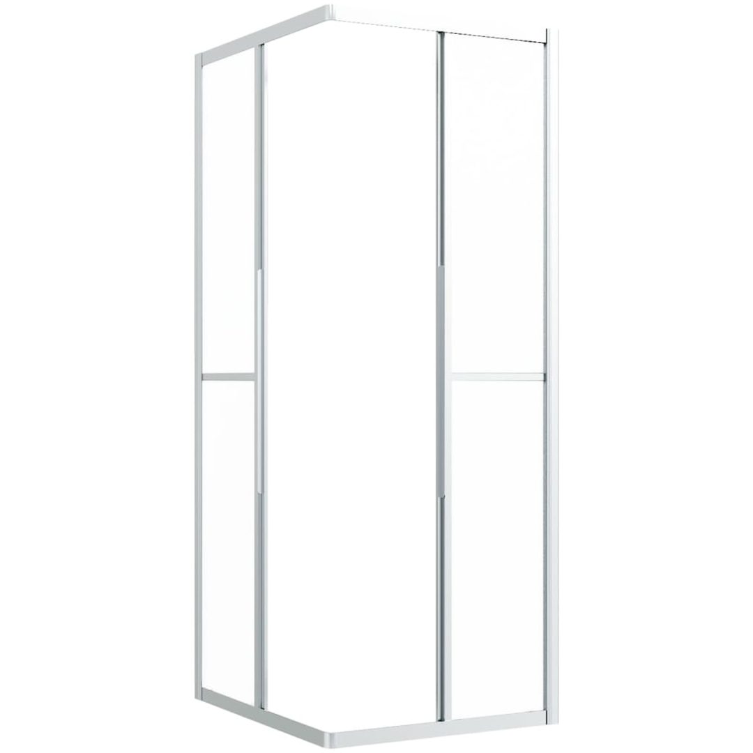 Duschvägg frostad ESG vidaXL 90 x 70 x 180 cm – bild 4