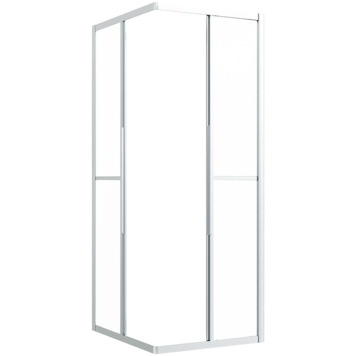 Duschvägg frostad ESG vidaXL 90 x 70 x 180 cm – bild 4