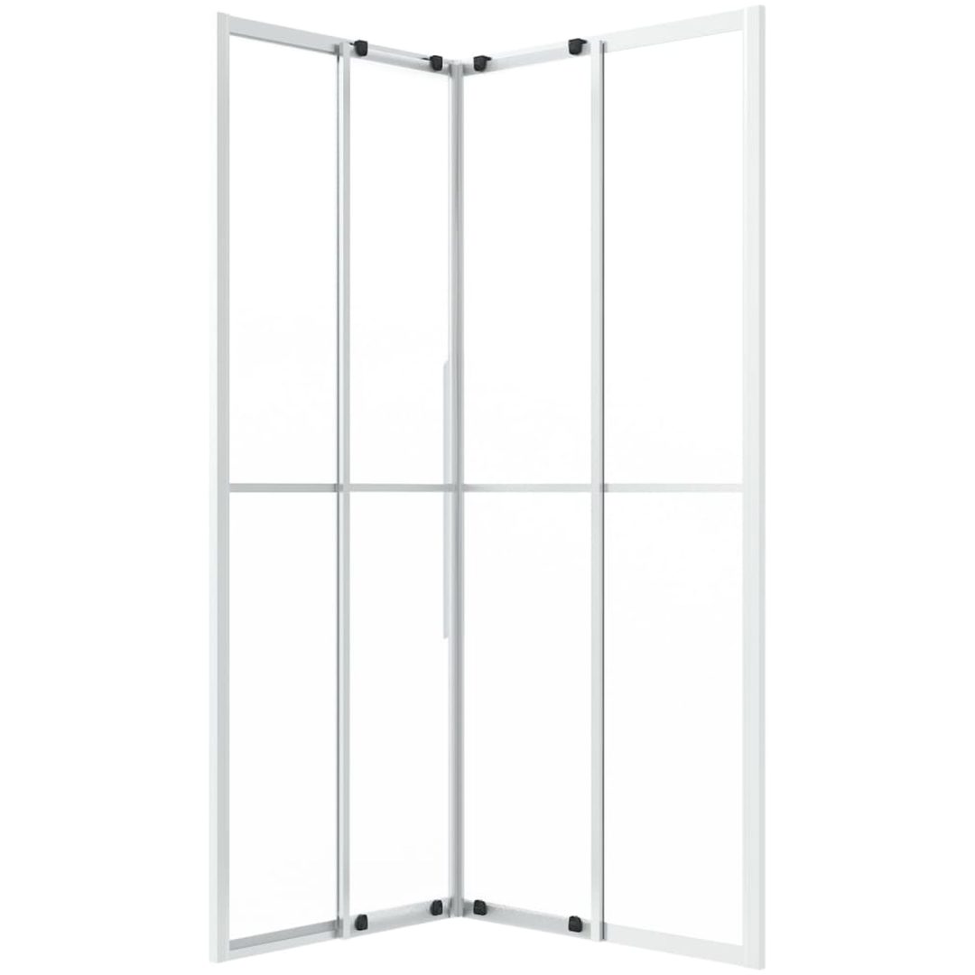 Duschvägg frostad ESG vidaXL 90 x 70 x 180 cm – bild 5