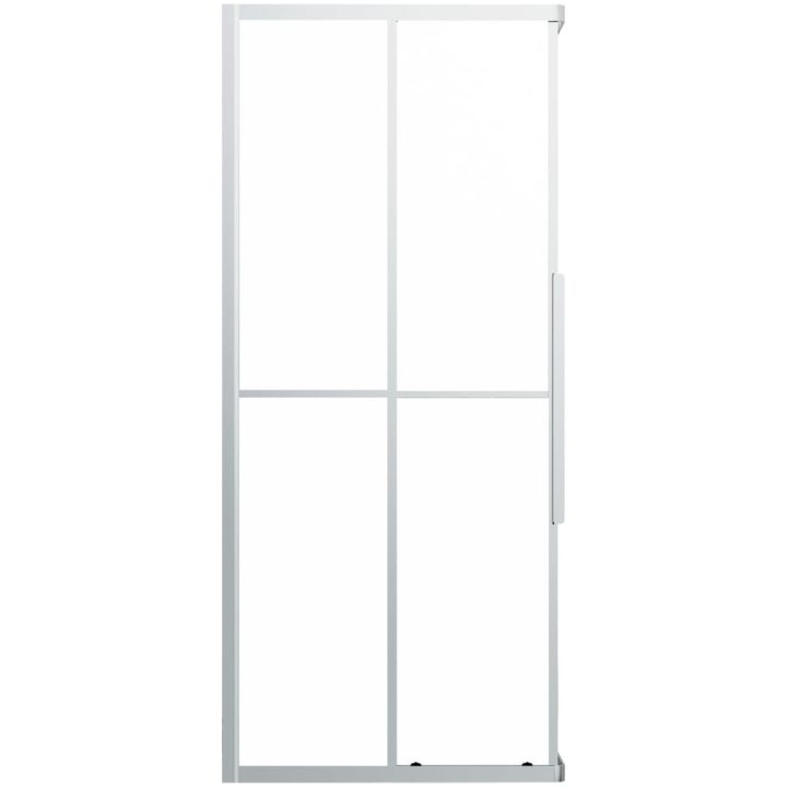 Duschvägg frostad ESG vidaXL 90 x 70 x 180 cm – bild 7