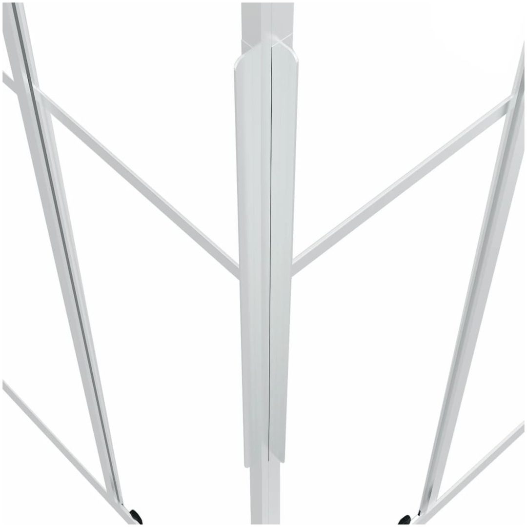 Duschvägg frostad ESG vidaXL 90 x 70 x 180 cm – bild 9