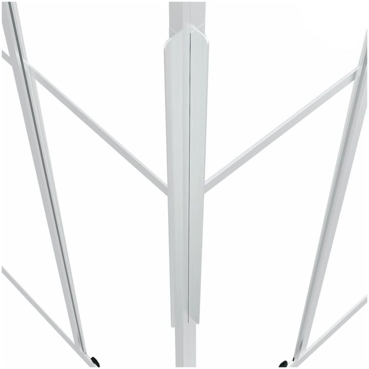 Duschvägg frostad ESG vidaXL 90 x 70 x 180 cm – bild 9