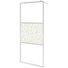 Duschvägg med ESG-glas stendesign vidaXL 115 x 195 cm – miniatyr 2