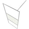 Duschvägg med ESG-glas stendesign vidaXL 115 x 195 cm – miniatyr 4