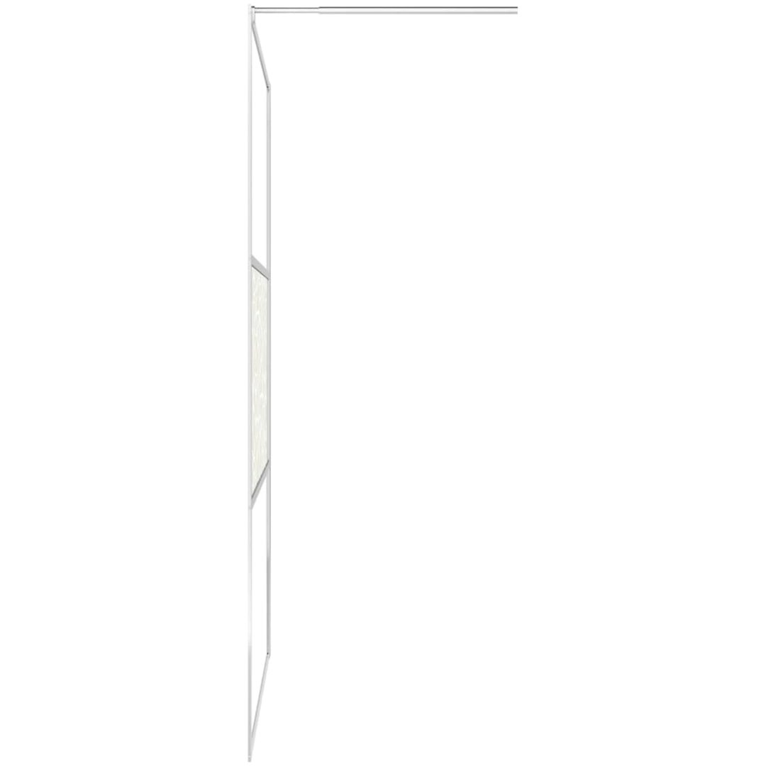Duschvägg med ESG-glas stendesign vidaXL 115 x 195 cm – bild 5