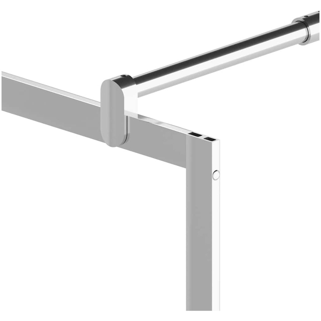 Duschvägg med ESG-glas stendesign vidaXL 115 x 195 cm – bild 6