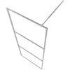 Duschvägg med helfrostat ESG-glas vidaXL 80 x 195 cm – miniatyr 4