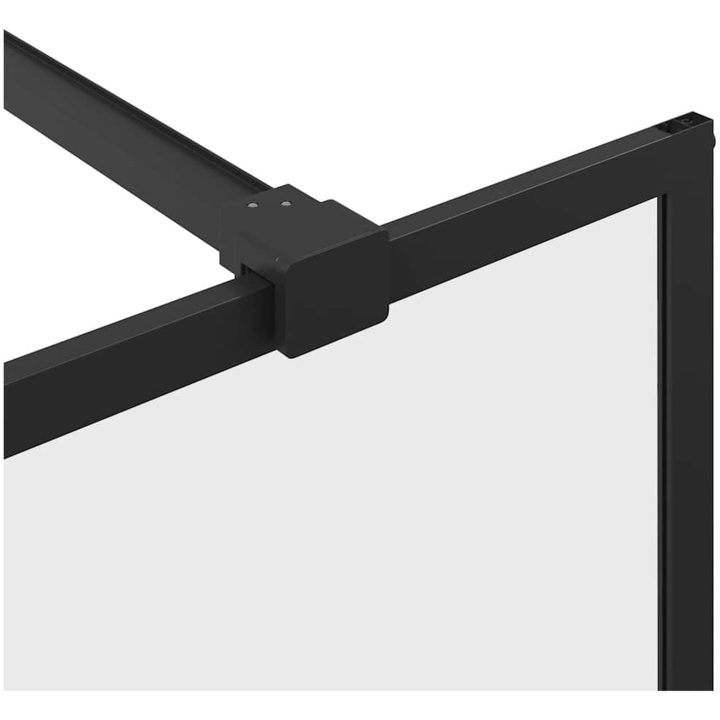 Duschvägg med klart ESG-glas svart vidaXL 115 x 195 cm – bild 7