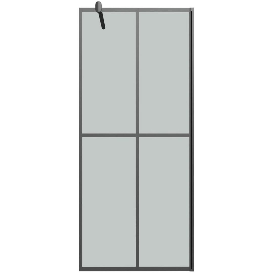 Duschvägg mörkt härdat glas vidaXL 80 x 195 cm – bild 3
