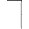 Duschvägg mörkt härdat glas vidaXL 80 x 195 cm – miniatyr 4