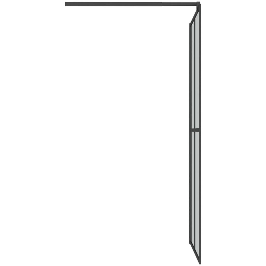 Duschvägg mörkt härdat glas vidaXL 80 x 195 cm – bild 4