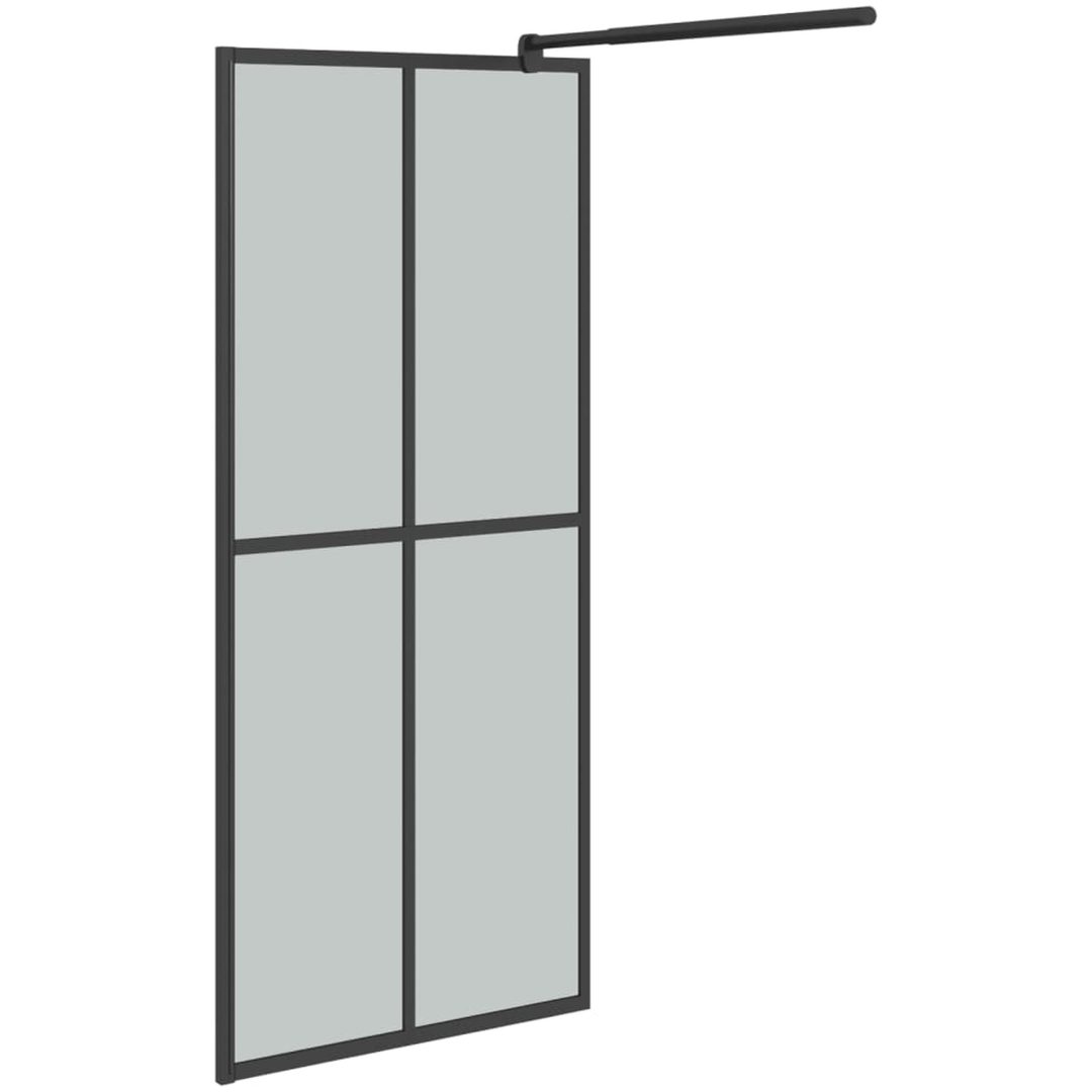 Duschvägg mörkt härdat glas vidaXL 80 x 195 cm – bild 5