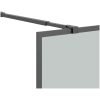 Duschvägg mörkt härdat glas vidaXL 80 x 195 cm – miniatyr 6
