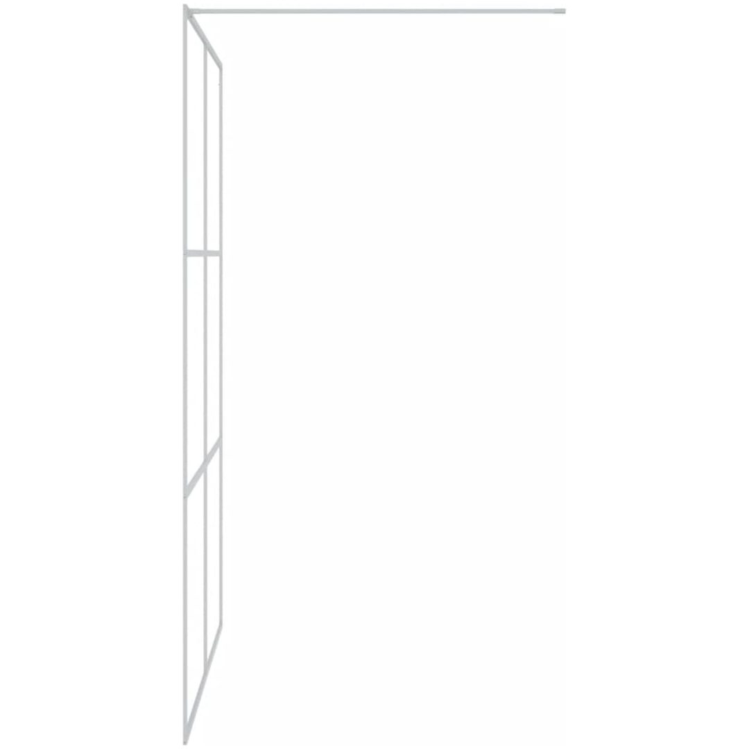 Duschvägg silver klart ESG-glas vidaXL 140 x 195 cm – bild 4