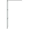 Duschvägg svart frostat ESG-glas vidaXL 80 x 195 cm – miniatyr 4