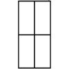 Duschvägg till duschkabin härdat frostat glas vidaXL 140 x 195 cm – miniatyr 3