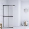 Duschvägg till duschkabin härdat frostat glas vidaXL 140 x 195 cm – miniatyr 1