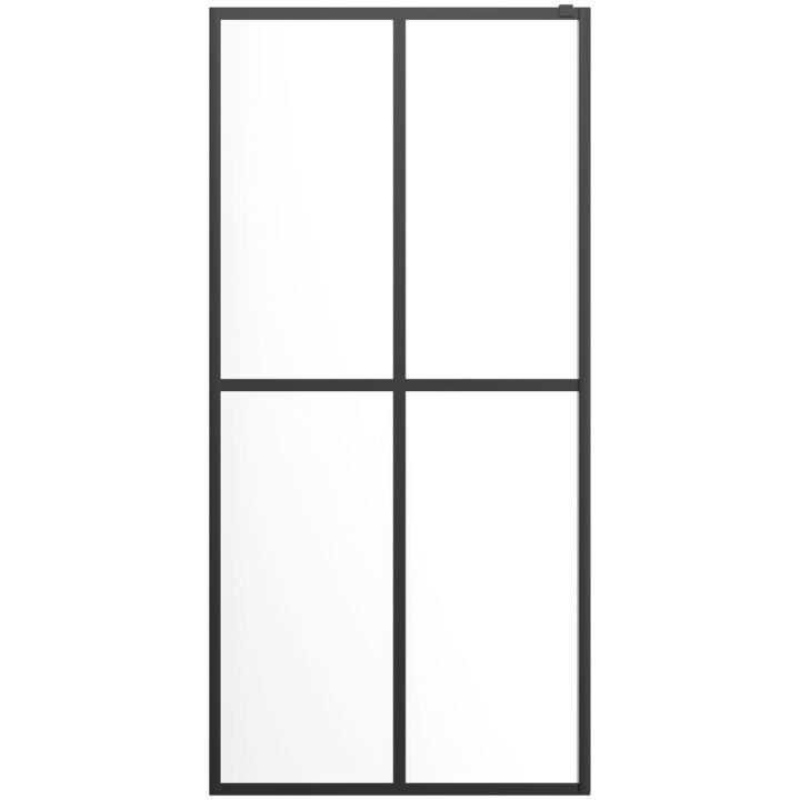 Duschvägg till duschkabin härdat klart glas vidaXL 100 x 195 cm – bild 4