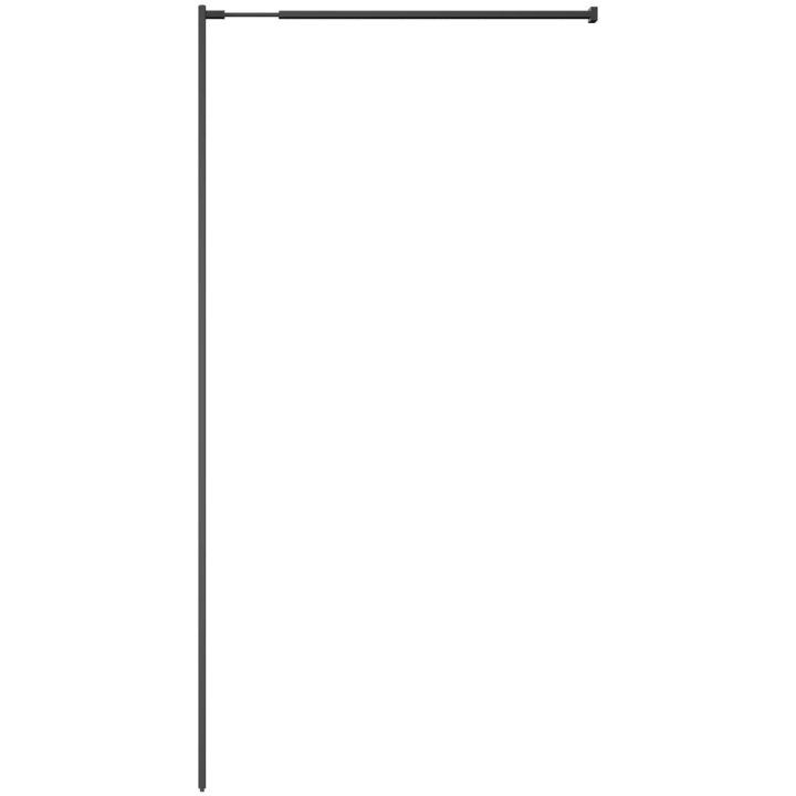 Duschvägg till duschkabin härdat klart glas vidaXL 100 x 195 cm – bild 6