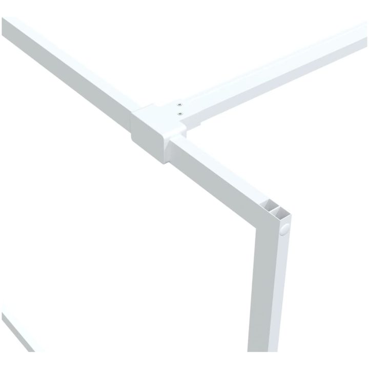 Duschvägg vit klart ESG-glas vidaXL 115 x 195 cm – bild 6