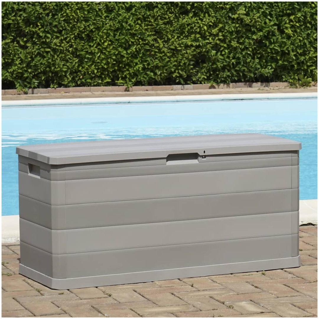 Dynbox 117x45x56 cm grå vidaXL – bild 5