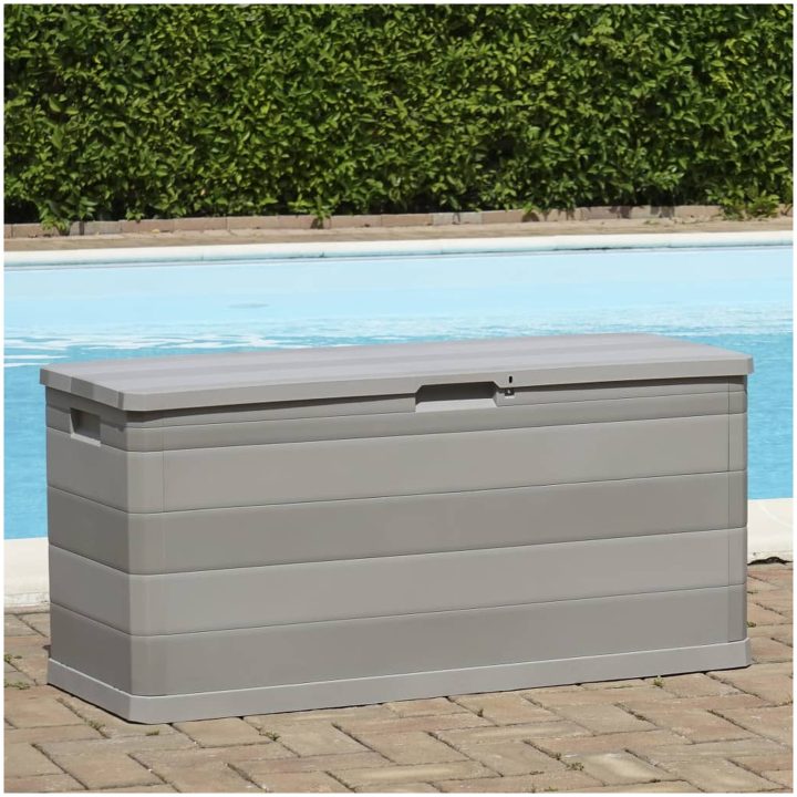 Dynbox 117x45x56 cm grå vidaXL – bild 5