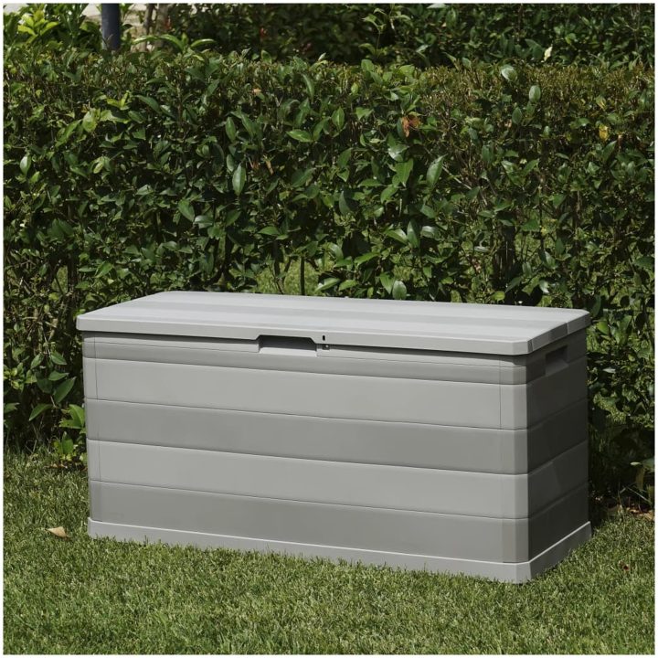 Dynbox 117x45x56 cm grå vidaXL – bild 6