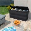 Dynbox 117x45x56 cm svart vidaXL – miniatyr 2