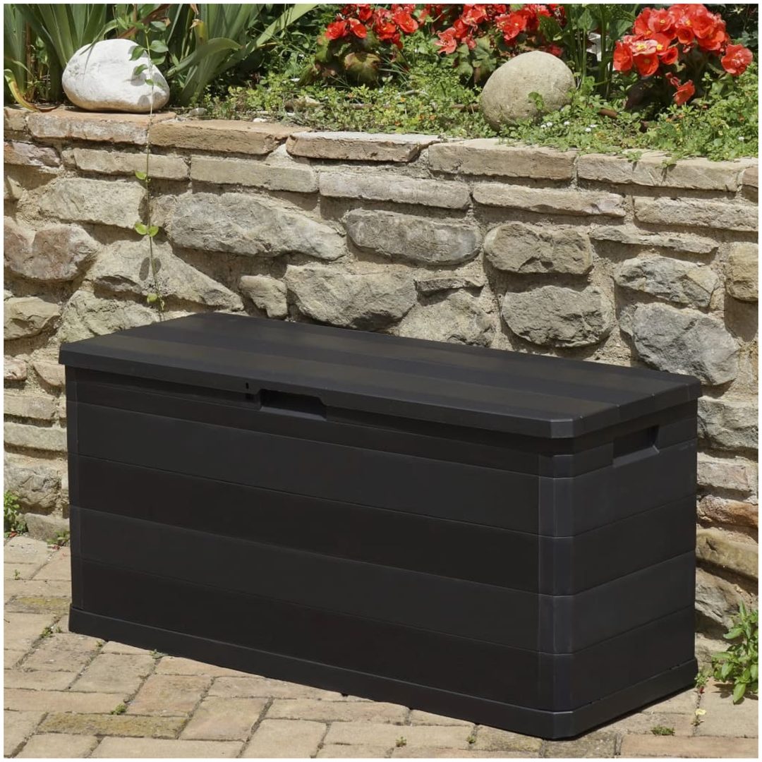 Dynbox 117x45x56 cm svart vidaXL – bild 5
