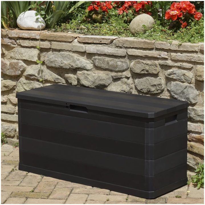 Dynbox 117x45x56 cm svart vidaXL – bild 5