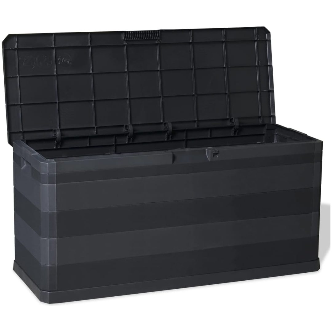 Dynbox 117x45x56 cm svart vidaXL – bild 7
