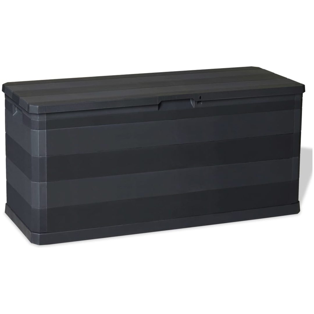 Dynbox 117x45x56 cm svart vidaXL