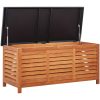 Dynbox 117x50x55 cm massivt eukalyptusträ vidaXL 117 x 55 x 50 cm – miniatyr 4